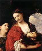 TIZIANO Vecellio Judith with the Head of Holofernes qrt Spain oil painting reproduction